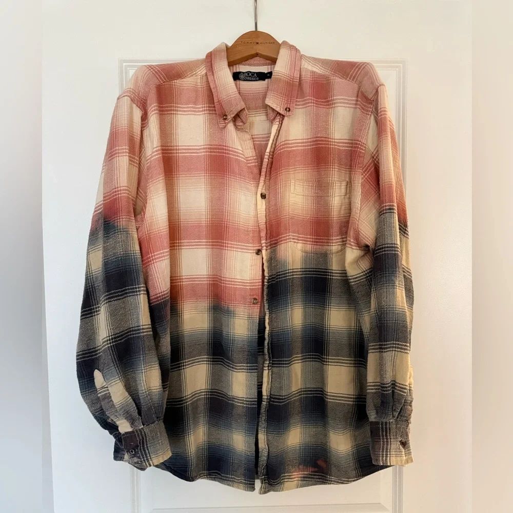 Up cycled flannel shirt - Picture 3 of 6